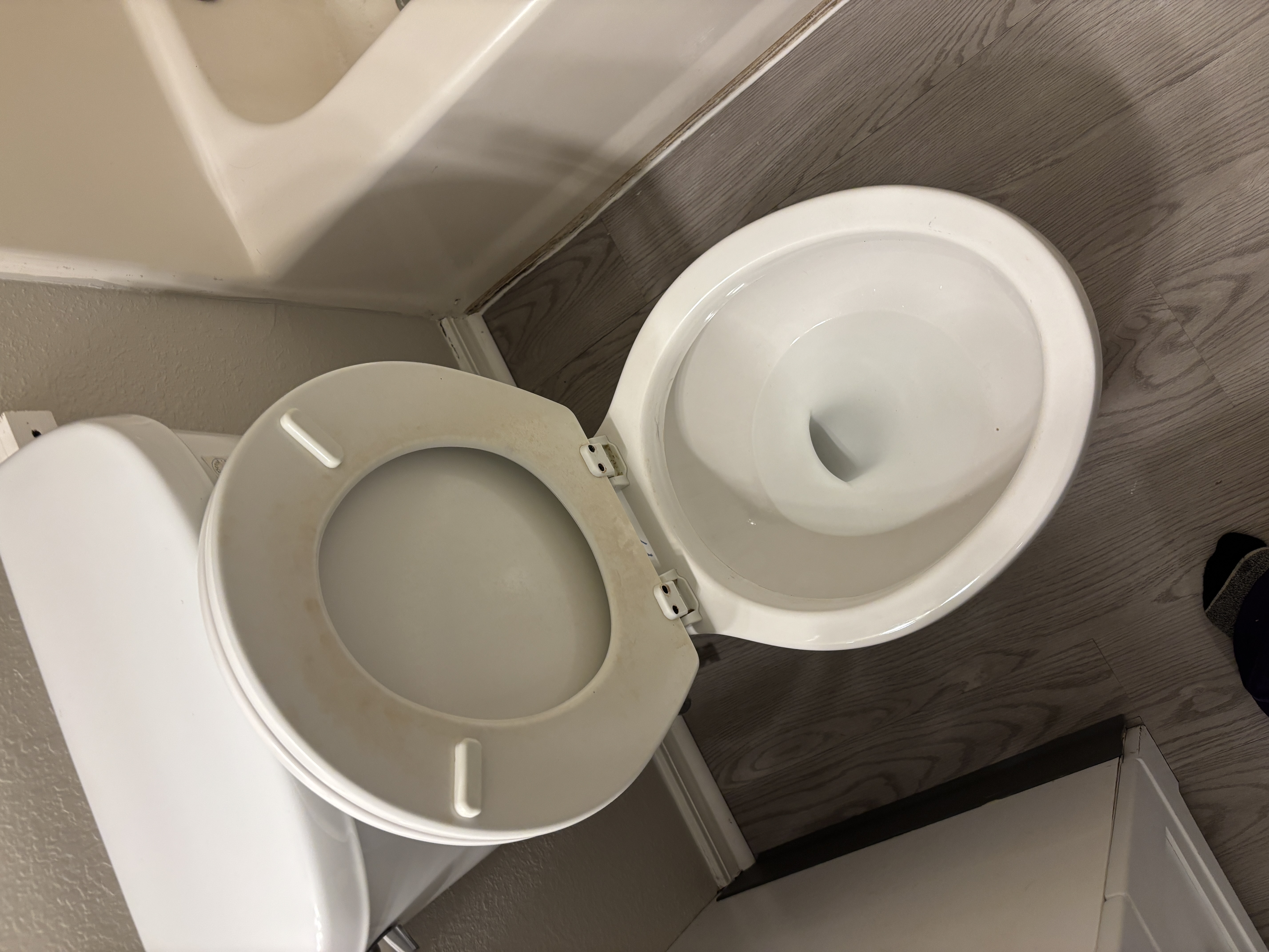 Sparkling clean toilet after professional deep cleaning Bixby Oklahoma - Vital Cleaning Services
