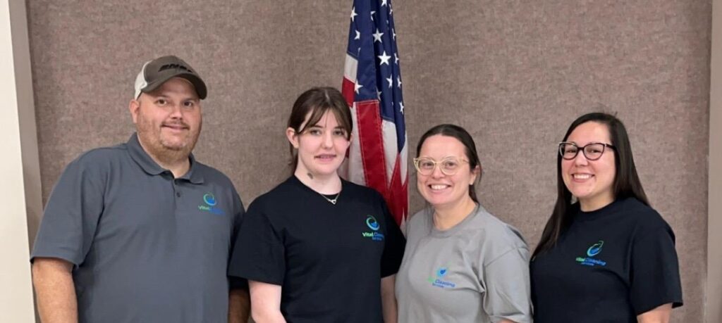 Vital Cleaning Services team - Veteran-Owned cleaning company serving Tulsa, Broken Arrow, Jenks, Owasso, Glenpool, Coweta, Sand Springs, and surrounding areas